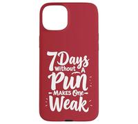 Sept jours sans jeu de mots rend un faible Coque pour iPhone 15 Plus