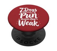 Sept jours sans jeu de mots rend un faible PopSockets PopGrip Adhésif