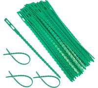 SEPT-KAIYAYA 150 Pièce Attaches de Plantes Réglables de Jardinage Liens de serrage en plastique Lien réglables et réutilisables en plastique pour Vertes Arbustes Jardinage Bricolage Maison Bureau
