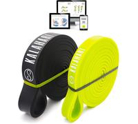 Sept-Kalahari Bande Élastique Musculation Lot Avec Ebook Exercices En Français - Bande De Resistance Traction Assistée Pour Entraînement, Calisthenics, Yoga, Pilates, Gymnastique - Élastique Fitness