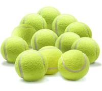 Sept-Lot De 10 Balles De Tennis, Jaunes, Pour Entraînement Professionnel, Haute Élasticité, Balles De Sport, Balles De Tennis Pour Animaux Domestiques, Chiens Et Chats