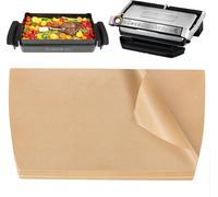 SEPT-Lot de 100 feuilles de papier sulfurisé pour barbecue de contact Tefal OptiGrill XL et Tefal OptiGrill Elite XL