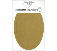 Sept-Lot De 2 Genouillères/Coudières Avant Thermocollantes En Suédine Pour Protéger Vos Vêtements Et Réparer Vos Pantalons, Vestes, Pulls Et Chemises, 16 X 10 Cm 97. Beige