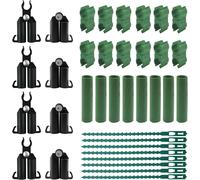 SEPT-Lot de 36 pinces réglables en plastique pour treillis de jardin, arbres et plantes en pot