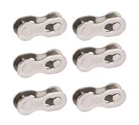 Sept-Lot De 6 Paires De Maillons De Chaîne De Vélo À 12 Vitesses - Maillons De Chaîne En Acier - Chaîne De Vélo Missing Link Pour Vtt, Vélo De Route