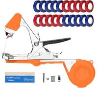 SEPT-Machine À Attacher Les Plantes Outil de Liage pour Tomates Traube, Compris Les Bandes, Les agrafes et Les Lames de Rechange