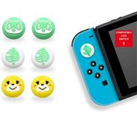 Sept-Mmegaming Couvercles De Joystick Compatibles Avec Nintendo Switch 1, Couvercles Pour Pouce De Nintendo Switch, Grip Joycon, Grip Compatible Switch Lite, Accessoires Switch, Poign¿¿Es Pouces (Ani