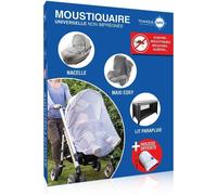 Sept-Moustiquaire Universelle ® Pour Landau, Poussette, Nacelle, Couffin, Cosy Et Lit Parapluie De Toutes Marques + Housse De Rangement Offerte - Nouvelle Version