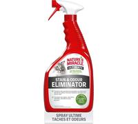 Sept-Nature¿S Miracle Stain & Odour Eliminator - Spray Ultime Pour Taches & Odeurs Organiques Tenaces De Chat - Urine, Excréments & Autres ¿ Action Bio-Enzymatique ¿ Multi-Surfaces ¿ Parfum Citron -