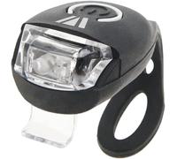 Sept-Newrban Feu Avant Pour Vélo Et Trottinette - Sécurité De Conduite Accrue - Lampe À Deux Led Blanches Avec Fixation En Silicone - Pile 2xcr2032 (Fournie) - Noir