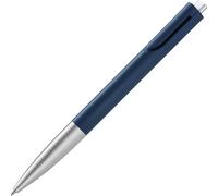 Sept-Noto Stylo À Bille 283 - Couleur : Bleu Nuit/Argent Avec Mécanisme À Pression - Recharge Grande Capacité - Largeur De Trait M