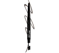 Sept-Nyx Professional Makeup Crayon À Sourcils Fill & Fluff, Formule À La Pommade Crémeuse, Pointe Précise, Embout Brosse Pour Estomper, Brunette