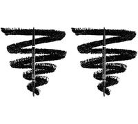 Sept-Nyx Professional Makeup Crayon À Sourcils Micro Brow Pencil, Crayon Ultra-Fin Double-Embout Avec Mine Rétractable Et Goupillon, Teinte : Black (08) (Lot De 2)