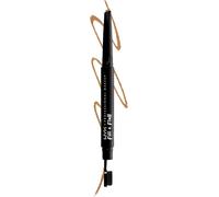 Sept-Nyx Professional Makeup Crayon ¿¿ Sourcils Fill & Fluff, Formule ¿¿ La Pommade Cr¿¿Meuse, Pointe Pr¿¿Cise, Embout Brosse Pour Estomper, Blonde