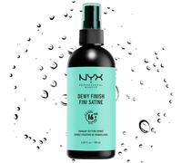 Sept-Nyx Professional Makeup Spray Fixateur Setting Spray Dewy Finish, Spray De Finition, Tenue Longue Durée, Fini Satiné, Formule Vegan, Format Maxi 180ml, Modèle : Dewy