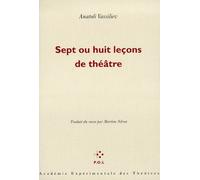 Sept Ou Huit Leçons De Théâtre