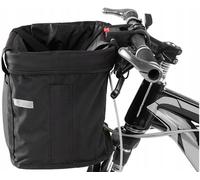 Sept-Panier De Vélo Pour Guidon - Grande Capacité Universel Et Démontable Avec Clic On/Off - Léger Et Imperméable Panier De Courses Jusqu'à 6 Kg De Charge - Coffre Avant Pliable