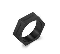 Sept péchés capitaux et vertus Bague en acier titane Unisexe Bijoux de mode Personnalité unique Accessoire