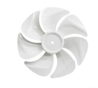 Sept pièces de rechange pour circulateur d'air général à fixer au mur au sol, modèles de bureau, fonctionnement silencieux, lames en plastique noir et blanc, kit d'installation de taille 22 cm