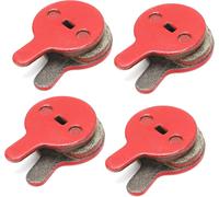 Sept-Plaquette De Frein Velo, Remplacement Disque Rondes Vélo Semi-Métallique Trottinette Électrique Résine Base Cuivre Pièces Chaleur Montagne Faible Usure Résistantes Pour Scooter 4 Paires