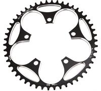 Sept-Plateau De Pédalier Vélo Route 110bcd 7075-T6 Aluminium - Cnc 5 Axes Iso 13041, Denture Alternée Anti-Chute (36-58t) Compatible 8-12v Shimano/Sram Noir/Rouge