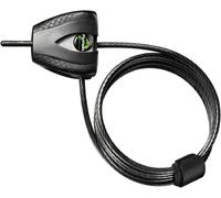 Sept-Python Câble De Verrouillage Ajustable Noir 180 Cm