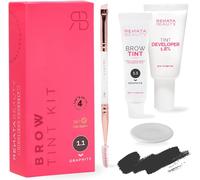 Sept-Renata Beauty Kit De Teinture Pour Sourcils \U2013 Kit De Coloration Des Sourcil Avec Couleur, Crème Oxydante Et Brosse \U2013 Effet Longue Durée Jusqu'à 4 Semaines \U2013 30 Utilisations [Graph