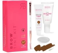 Sept-Renata Beauty Kit De Teinture Pour Sourcils \U2013 Kit De Coloration Des Sourcil Avec Couleur, Crème Oxydante Et Brosse \U2013 Effet Longue Durée Jusqu'à 4 Semaines \U2013 30 Utilisations [Brun]