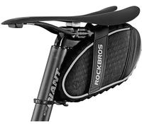 Sept-Sacoche De Selle Vélo, Sac De Siège Arrière 1l, Pour Vtt Vtc Route Pliant Vélo Étanche Réfléchissant Installation Facile