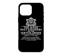 Sept Saints fondateurs de l'Ordre des Servites Prions pour Nous Catholiques Coque pour iPhone 16 Pro Max