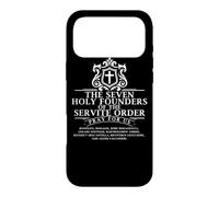 Sept Saints fondateurs de l'Ordre des Servites Prions pour Nous Catholiques Coque pour iPhone 17 Pro Max