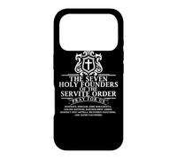 Sept Saints fondateurs de l'Ordre des Servites Prions pour Nous Catholiques Coque pour iPhone 17 Pro