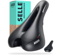 Sept-Selle De Vélo De Trekking En Gel Ergonomique Et Confortable - Selle De Vélo Pour Homme Et Femme - Noir - Pour Trekking, Vtt, Vélo De Tourisme, Vélo Électrique