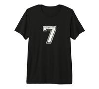 Sept Septième Septuor Numéro T-Shirt Haut de Gamme