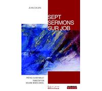 Sept sermons sur Job