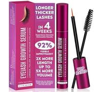 Sept-Serum Pousse Cils Croissance Très Rapide - Plus Pleins, Longs Et Épais, Sans Hormones Deux Fois Par Jour, Avec Brosse Sourcils, Pour Le Soin Des Cils Cassés, Croissance Plus Rapide Des Cils(5 Ml