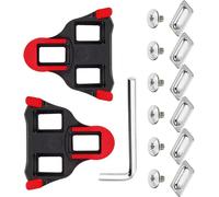 Sept-Spd Cleats Crampons Pour Chaussures De Vélo Pour Pédales Shimano, Avec 6 Vis, 1 Clé, 6 Pièces En Fer, Pédales Pliantes, Accessoires De Vélo, Avec Pédales Shimano Spd-Sl/Sm-Sh10, Sh11, Sh12