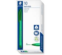 Sept-Staedtler - Ball 4320f - Stylo-Bille Triangulaire Pointe Moyenne 1 Mm Vert - 4320 M-54