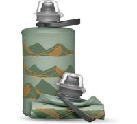 Sept-Stow Moutains (350ml) ¿ Vert Sutro ¿ Bouteille D'eau Pliable ¿ Bouteille De Voyage Ultra Légère Et Pliable, Flacon Souple Pour Ski, Randonnée, Vélo Ou Escalade
