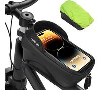Sept-Support Téléphone Vélo Etanche, Sacoche Vélo Cadre Porte Telephone Velo Vtt Avec Housse De Pluie Grande Capacité Ecran Tactile Sac Velo Avant Support Smartphone Sous 7,2 Pouces