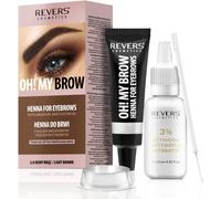 Sept-Teinture Sourcil Marron Clair, Formule À Base D'huile D'argan Et D'huile De Ricin (Oméga 6, Carotènes, Vitamines A, E, F), Résultat Naturel, Dure Jusqu'à 4 Semaines, 15+ Applicat