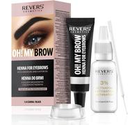 Sept-Teinture Sourcil Noir Avec De L'huile D'argan Et De L'huile De Ricin (Oméga 6, Carotènes, Vitamines A, E, F), Résultat Naturel, Dure Jusqu'à 4 Semaines, 15+ Applications.