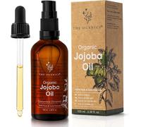 Sept-The Oganics® Jojoba Oil 100ml - Organic, 100% Pure Cold-Pressed - Natural Moisturiser For Face, Body, Hair, Beard & Nails \U2013 Vegan, Cruelty-Free \U2013 Amber Glass Bottle With Pipette