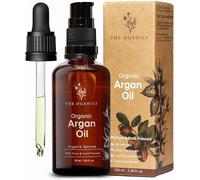Sept-The Oganics® Moroccan Argan Oil 50ml \U2013 Organic, 100% Pure, Natural & Cold-Pressed \U2013 Nourishes And Protects Skin, Hair, Body & Nails \U2013 Vegan, Cruelty-Free \U2013 Glass Bottle+ Pipe