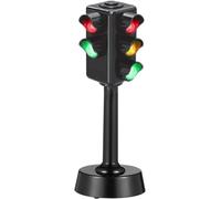 SEPT-Traffic Light Jouet Mini Traffic Light avec LED lumière et Son pour l'éducation Apprentissage Jouet scène Construction poupée Chambre décoration