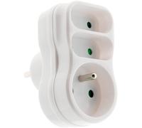 Sept-Triplite 1x16a + 2x 6a Façade - Blanc -