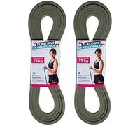 Sept-Upfit - Bande Élastique De Résistance, Musculation Résistance: 15kg Conçu Pour Séances Musculation,De Cross-Training Ou Préparation Physique Longueur: 208cm,Largeur: 1,30cm, Gris, Nc