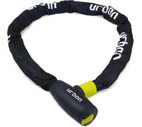 Sept-Urban Xk120 Chaine Antivol Pour Velo En Acier Trempé,100cm Et Maillons Ø8mm, Serrure Haute Sécurité, Plus Compacte Et Plus Facile Transport, Anti-Rayures, Cadenas Polyvalent Pour Vélo Moto Ou Sc