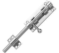 SEPT-Verrou de porte en acier inoxydable 304 - 20 cm - Robuste - Matériel de verrouillage épais - Pour porte de grange, clôture, abri de jardin et cave