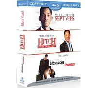 Will Smith : Sept vies / Hitch, expert en séduction / A la recherche du bonheur - coffret 3 Blu-ray
